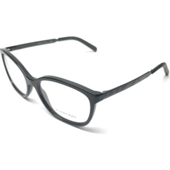Burberry Unisex Black Leather Eyeglasses! - Picture 1 of 3